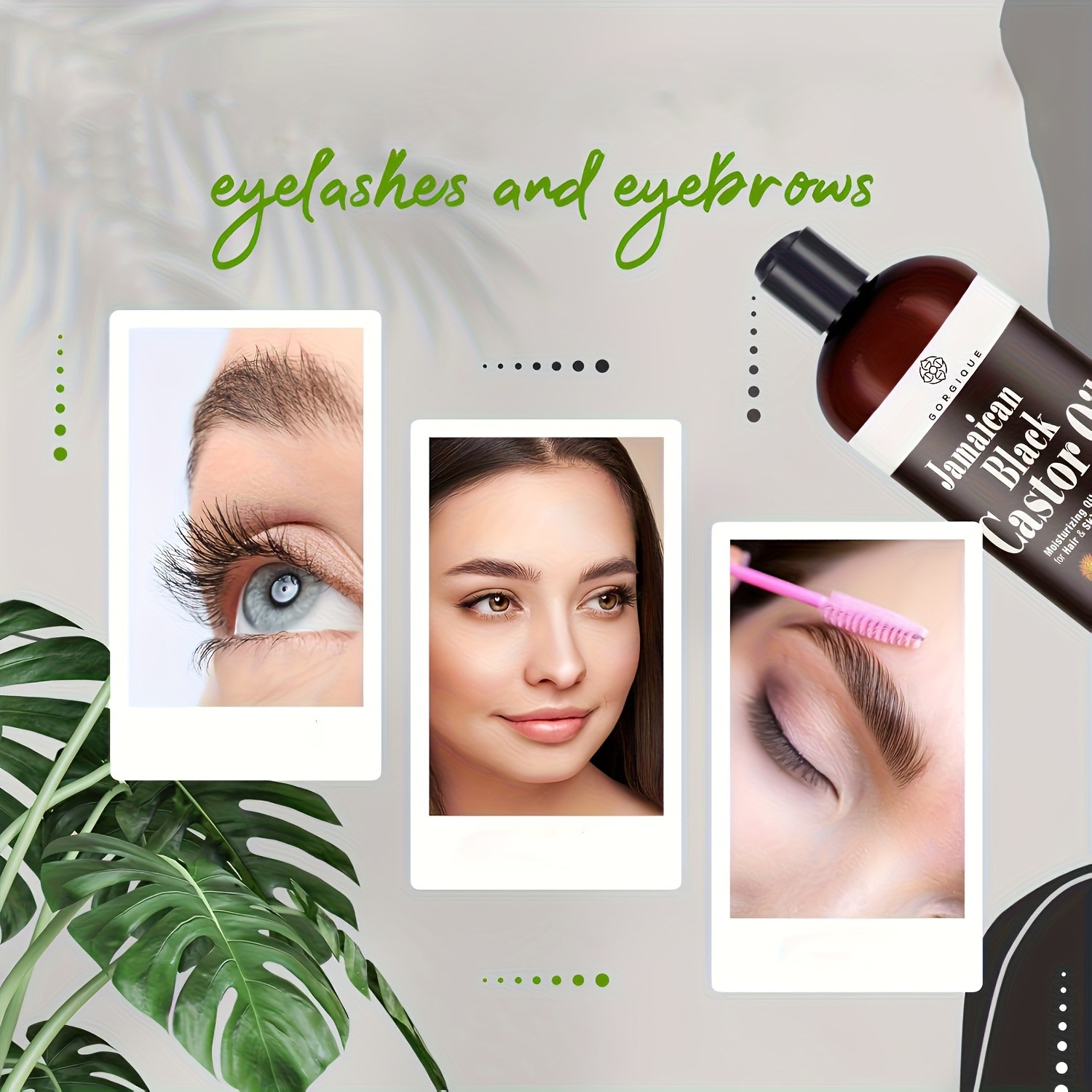 GORGIQUE Jamaica Black Castor Oil – Pure, Cold-Pressed Serum for Hair, Skin, and Nails