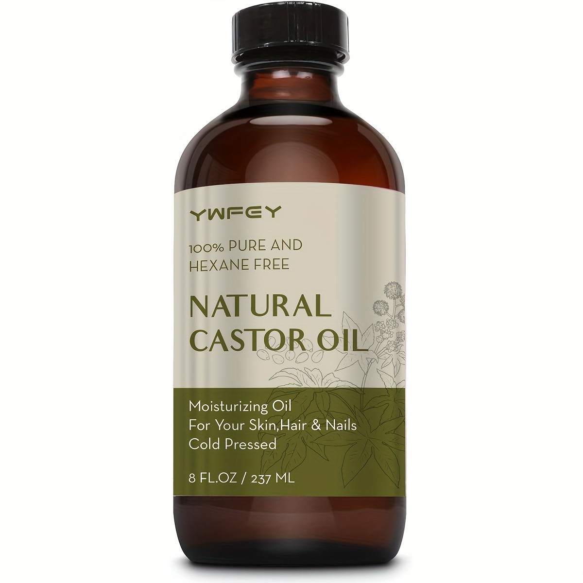 237ml Castor Oil – Cold Pressed, Rich Hydration for Hair, Skin, Lashes & Brows