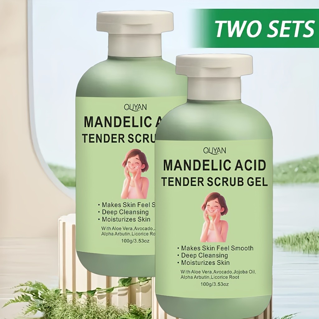 Exfoliating Scrub Gel – Deep Cleansing, Moisturizing, and Gentle Exfoliation for Face, Hands, and Feet