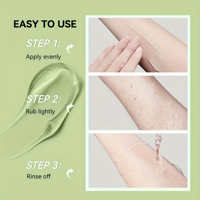 Exfoliating Scrub Gel – Deep Cleansing, Moisturizing, and Gentle Exfoliation for Face, Hands, and Feet