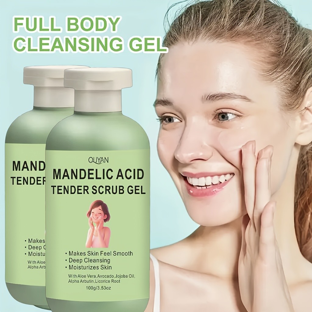 Exfoliating Scrub Gel – Deep Cleansing, Moisturizing, and Gentle Exfoliation for Face, Hands, and Feet