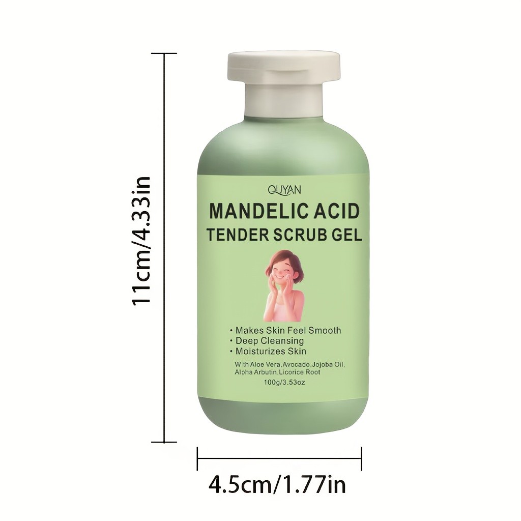 Exfoliating Scrub Gel – Deep Cleansing, Moisturizing, and Gentle Exfoliation for Face, Hands, and Feet