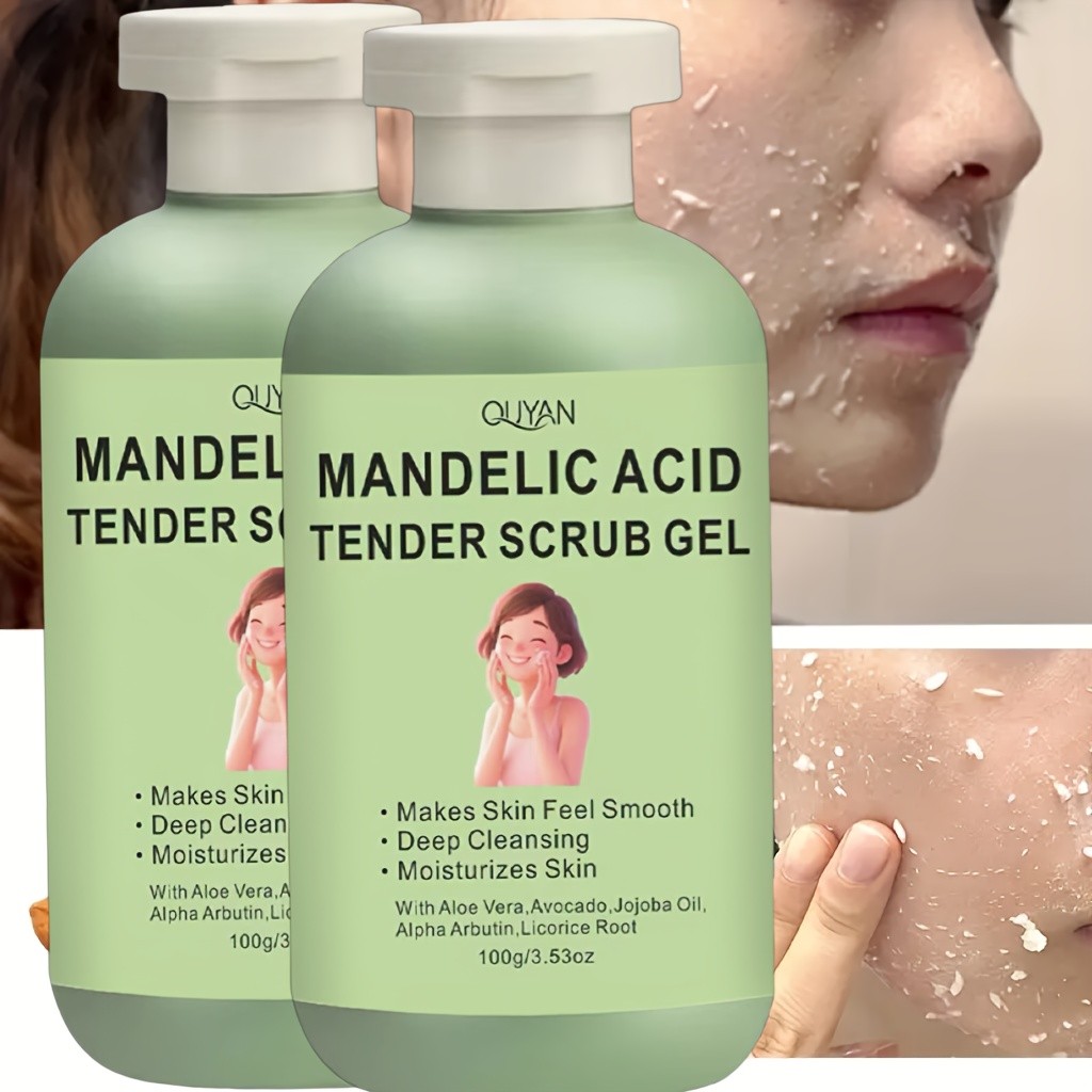 Exfoliating Scrub Gel – Deep Cleansing, Moisturizing, and Gentle Exfoliation for Face, Hands, and Feet