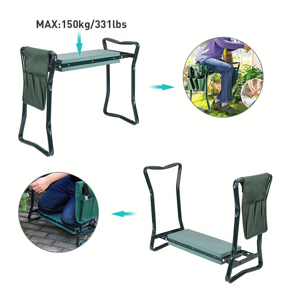wisfor Foldable Garden Kneeler Seat – Comfort and Durability for Your Outdoor Gardening Needs