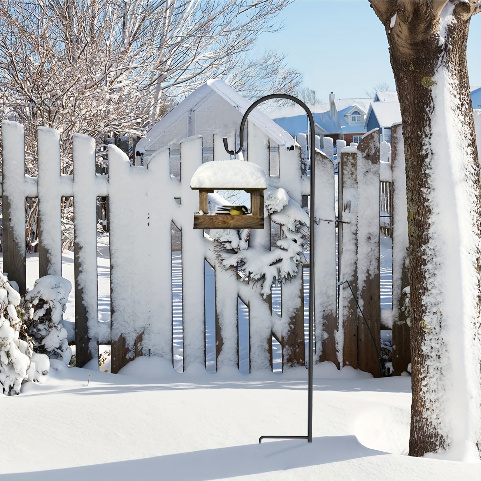 wisfor Shepherd Hooks – Rust-Resistant Hanging Hooks for Garden Decor and Lighting