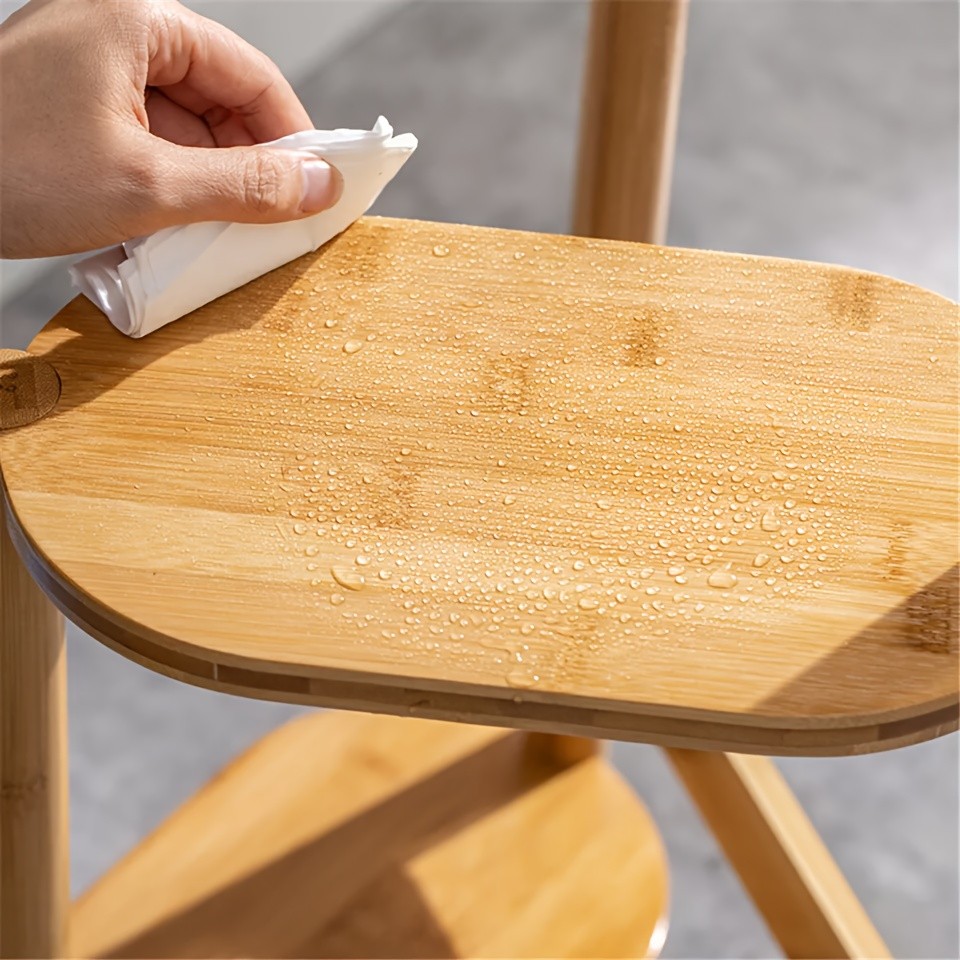 wisfor 3-Tier Bamboo Corner Plant Stand – Space-Saving and Stylish Solution for Indoor and Outdoor Use