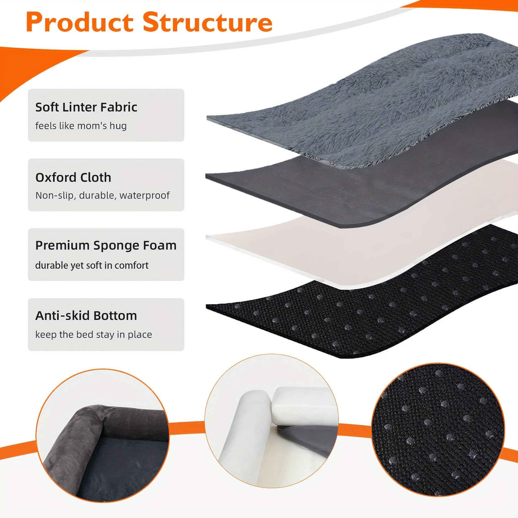 wisfor Large Dog Sofa Bed – Memory Foam Comfort for Your Pet’s Ultimate Relaxation