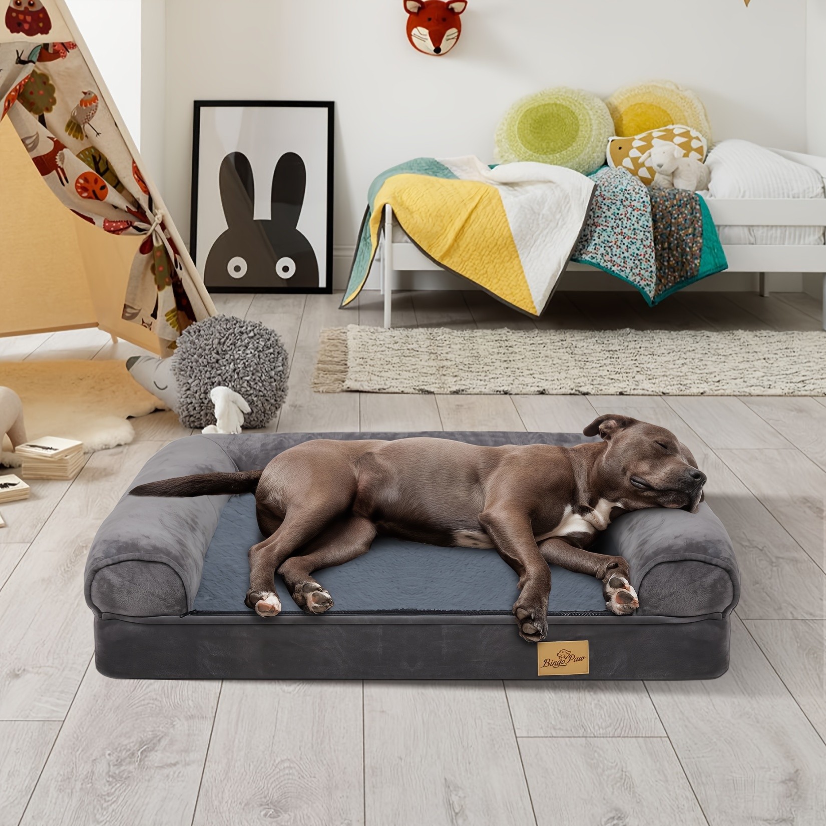 wisfor Large Dog Sofa Bed – Memory Foam Comfort for Your Pet’s Ultimate Relaxation
