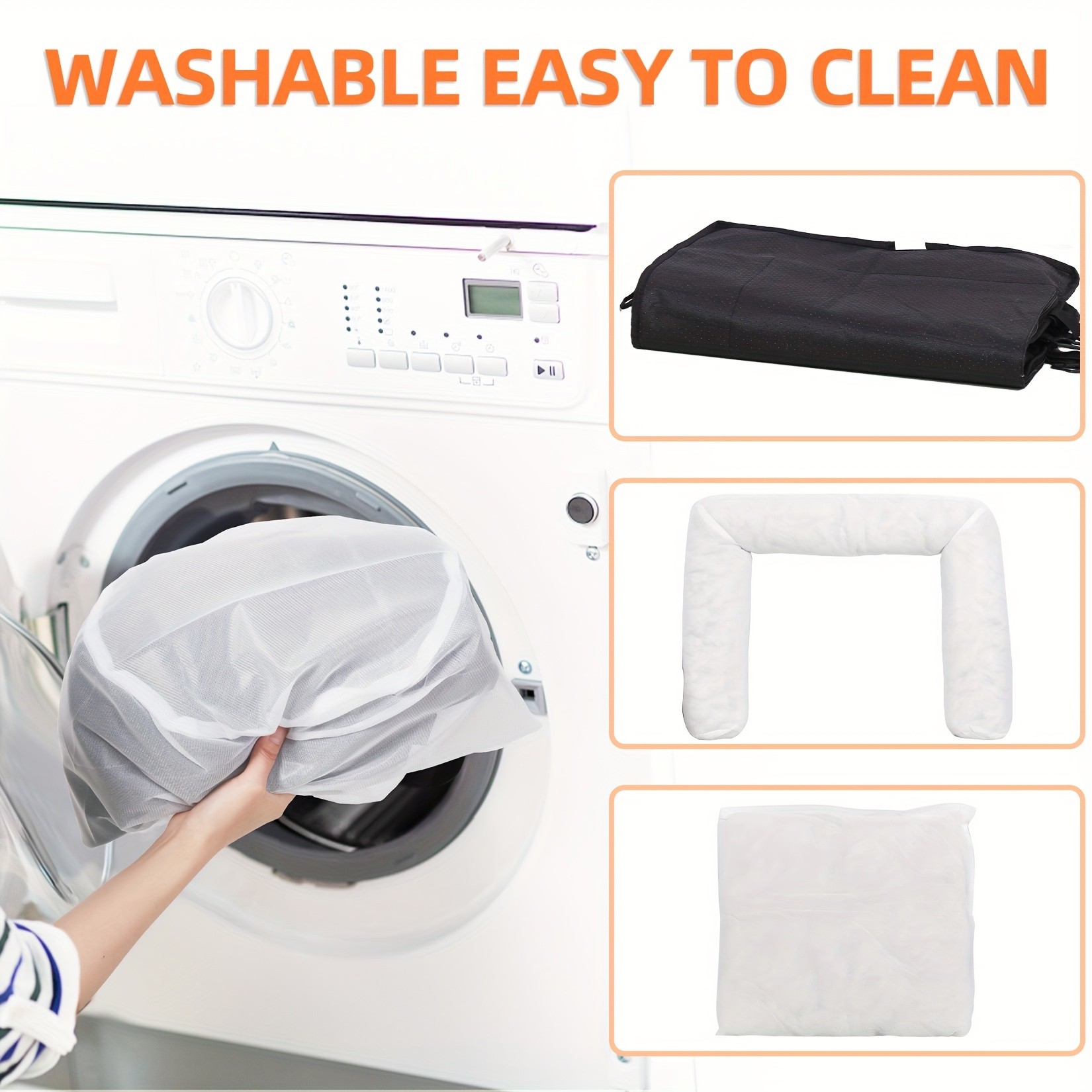 wisfor Memory Foam Dog Car Seat – Multi-Function Travel Seat with Safety Belt and Waterproof Cover for Pets