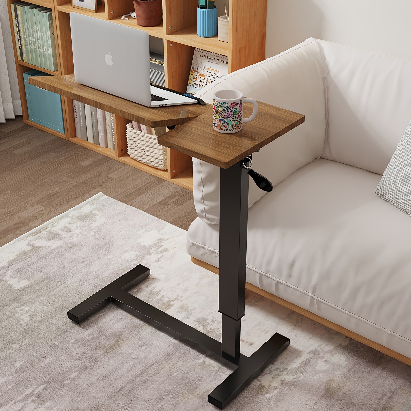 wisfor Versatile Height-Adjustable Over Bed Table – Adjustable, Tilting Design for Comfortable Work and Storage