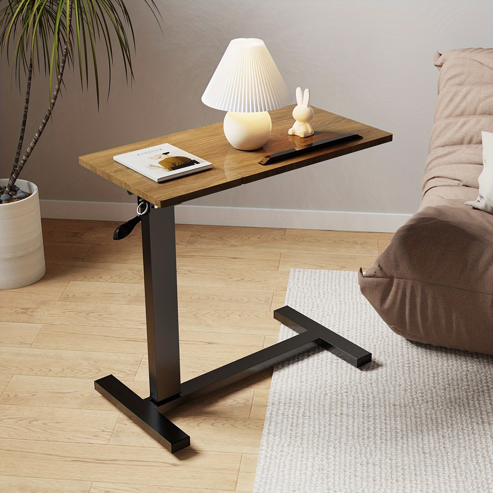 wisfor Versatile Height-Adjustable Over Bed Table – Adjustable, Tilting Design for Comfortable Work and Storage