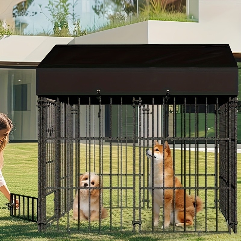 wisfor Heavy Duty Metal Dog Crate – Spacious, Durable, and Ideal for Small to Medium Dogs