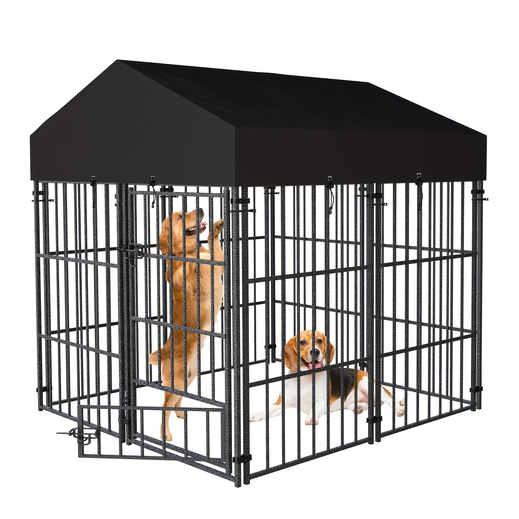 wisfor Heavy Duty Metal Dog Crate – Spacious, Durable, and Ideal for Small to Medium Dogs