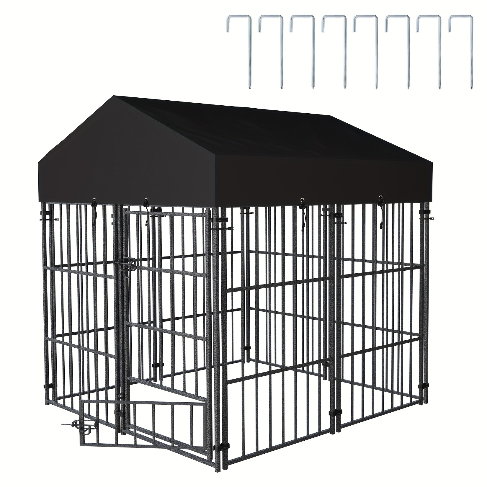 wisfor Heavy Duty Metal Dog Crate – Spacious, Durable, and Ideal for Small to Medium Dogs