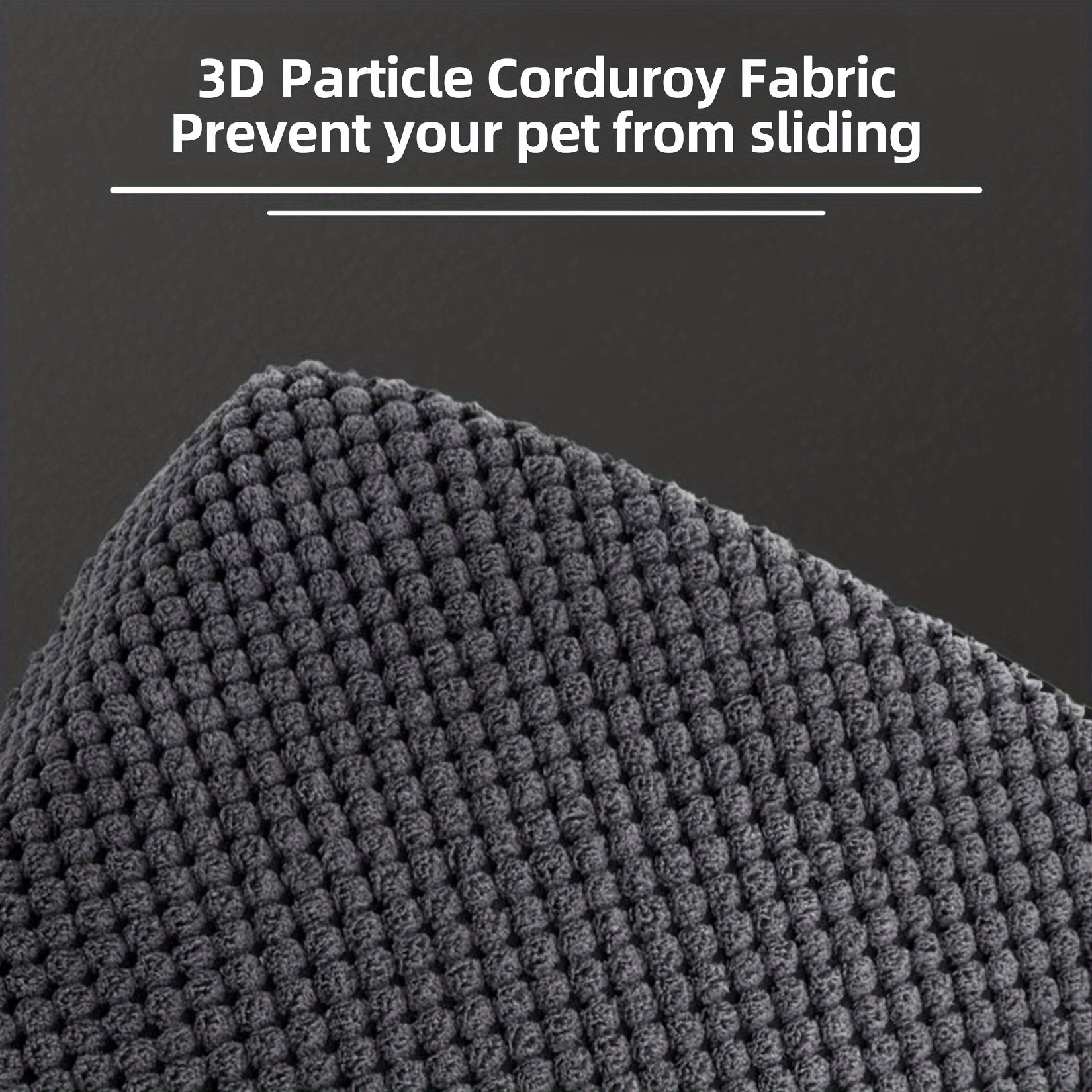 wisfor 30D High Density Foam Dog Stairs – Curved Ramp for Small Dogs & Cats