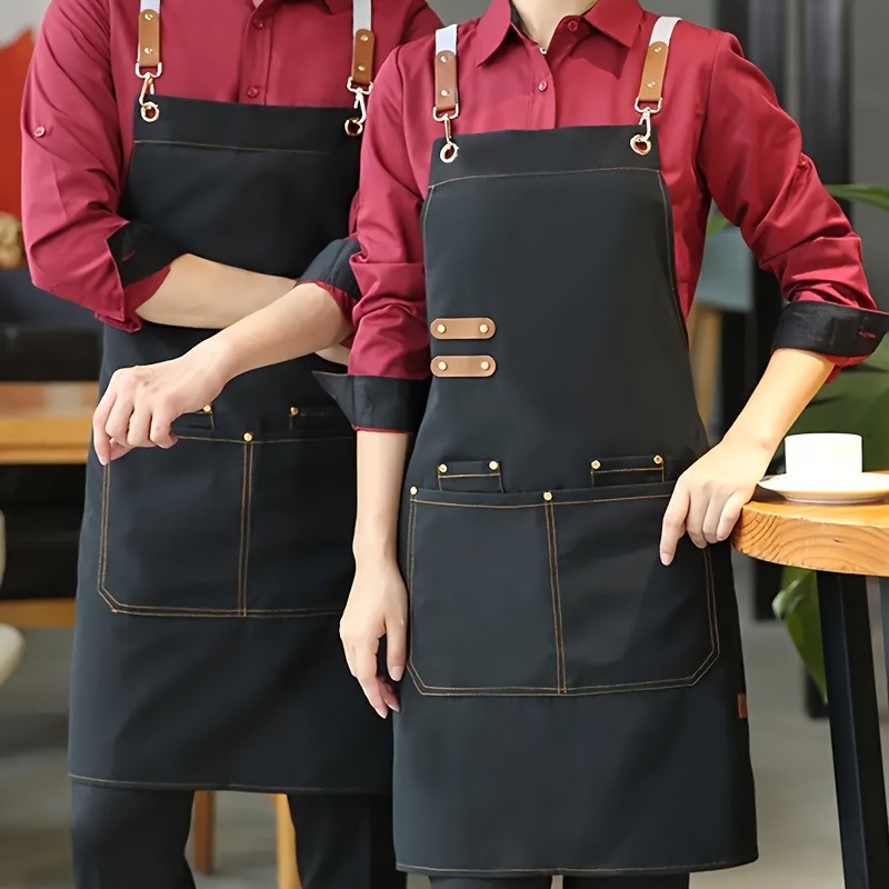 FARIDABIO Stylish Polyester Apron – Comfortable and Practical Apron for Men and Women