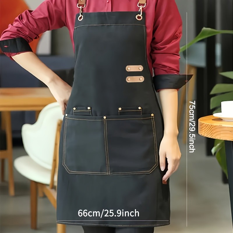 FARIDABIO Stylish Polyester Apron – Comfortable and Practical Apron for Men and Women