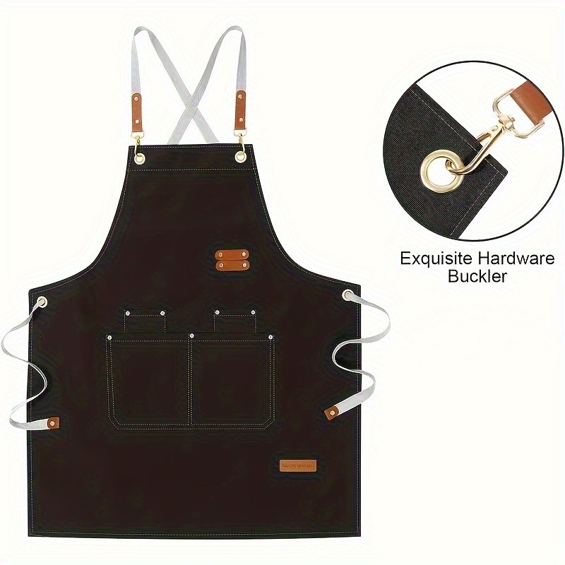 FARIDABIO Stylish Polyester Apron – Comfortable and Practical Apron for Men and Women