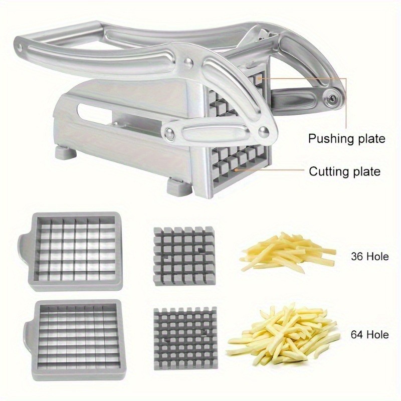 FARIDABIO Stainless Steel Fruit Cutting Machine – Manual French Fry Cutter and Vegetable Chopper