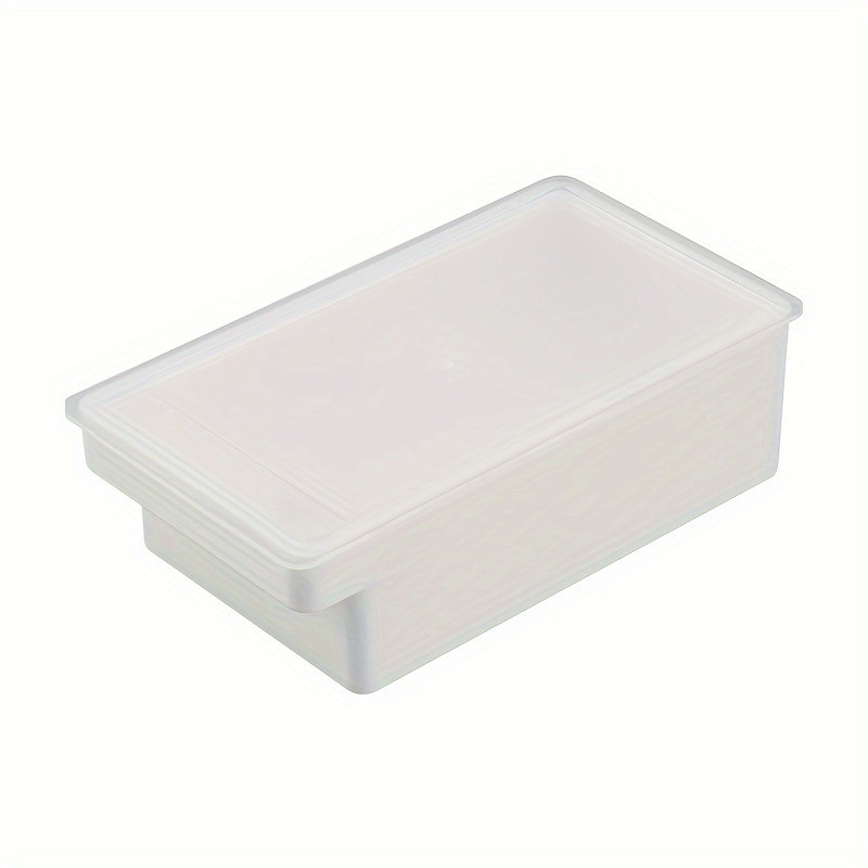 FARIDABIO Butter Crisper with Lid – Refrigerator Storage Box for Butter and Cheese