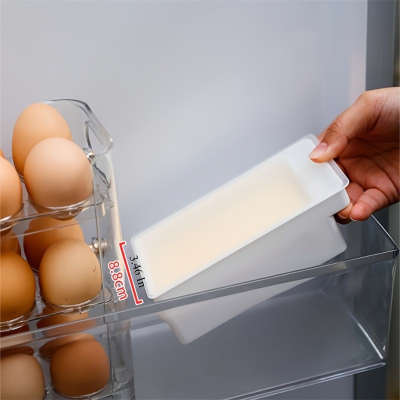 FARIDABIO Butter Crisper with Lid – Refrigerator Storage Box for Butter and Cheese