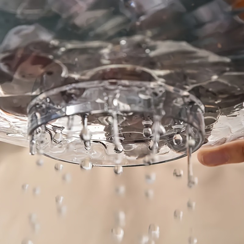 FARIDABIO Versatile Countertop Fruit Tray – Fruit Bowl with Lid and Drainage Holes