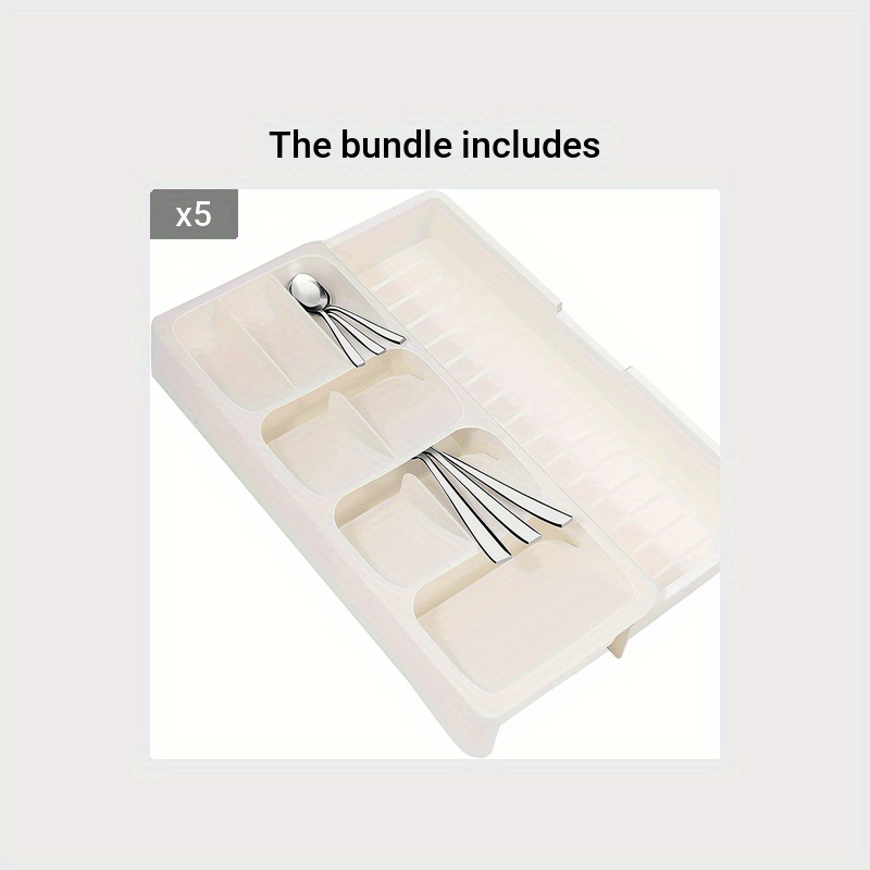 FARIDABIO Expandable Silverware Organizer Tray – Versatile Utensil Holder for Kitchen Drawers