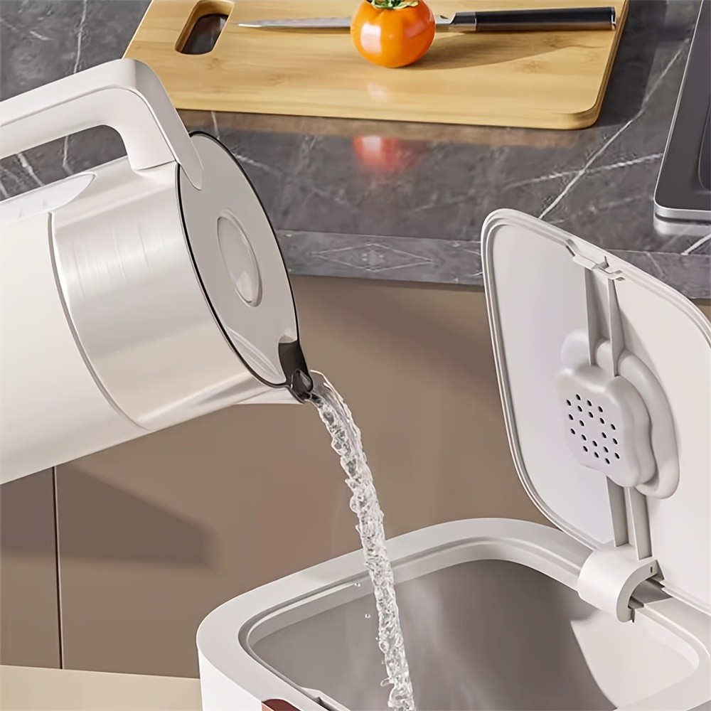 FARIDABIO 5kg Food Grade Plastic Rice Storage Bucket – Insect Proof and Moisture-Sealed Flour Container