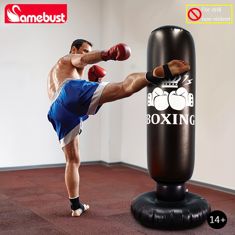 CAMEBUST Inflatable Boxing Bag – PVC Punching Bag for Sports and Practice