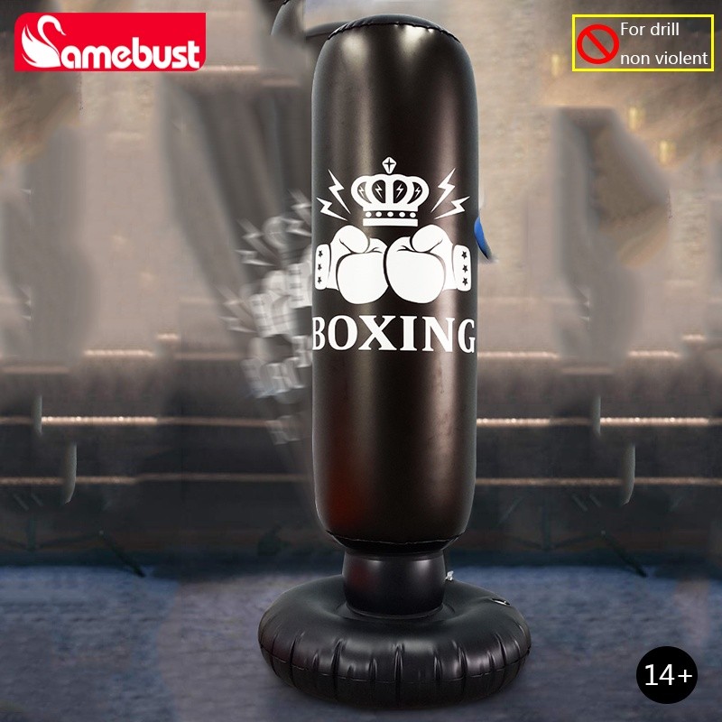 CAMEBUST Inflatable Boxing Bag – PVC Punching Bag for Sports and Practice
