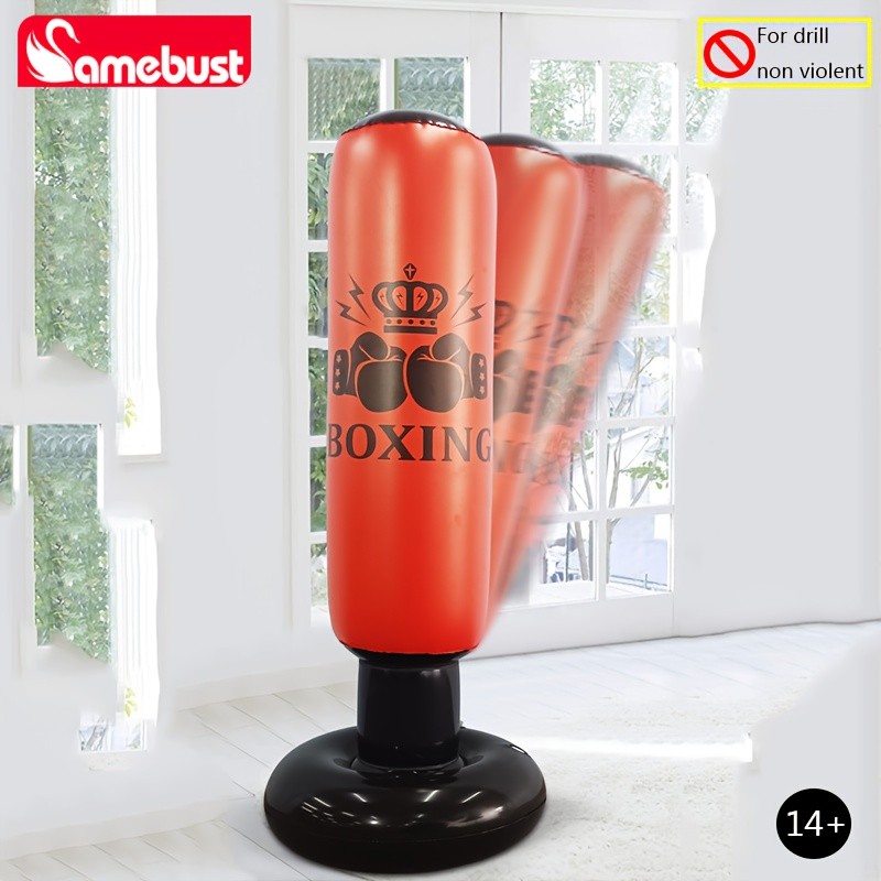 CAMEBUST Inflatable Boxing Bag – PVC Punching Bag for Sports and Practice