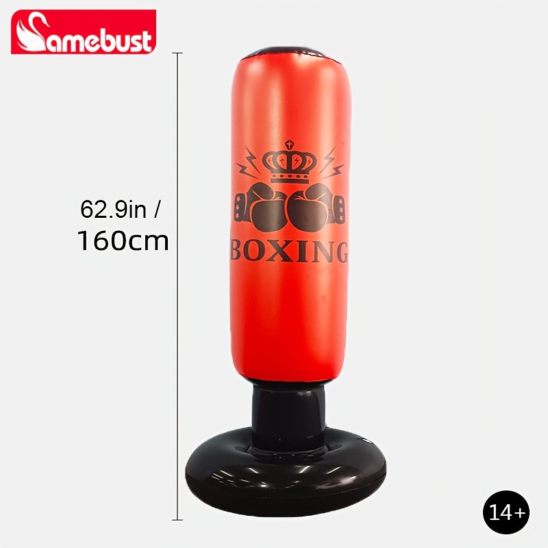 CAMEBUST Inflatable Boxing Bag – PVC Punching Bag for Sports and Practice