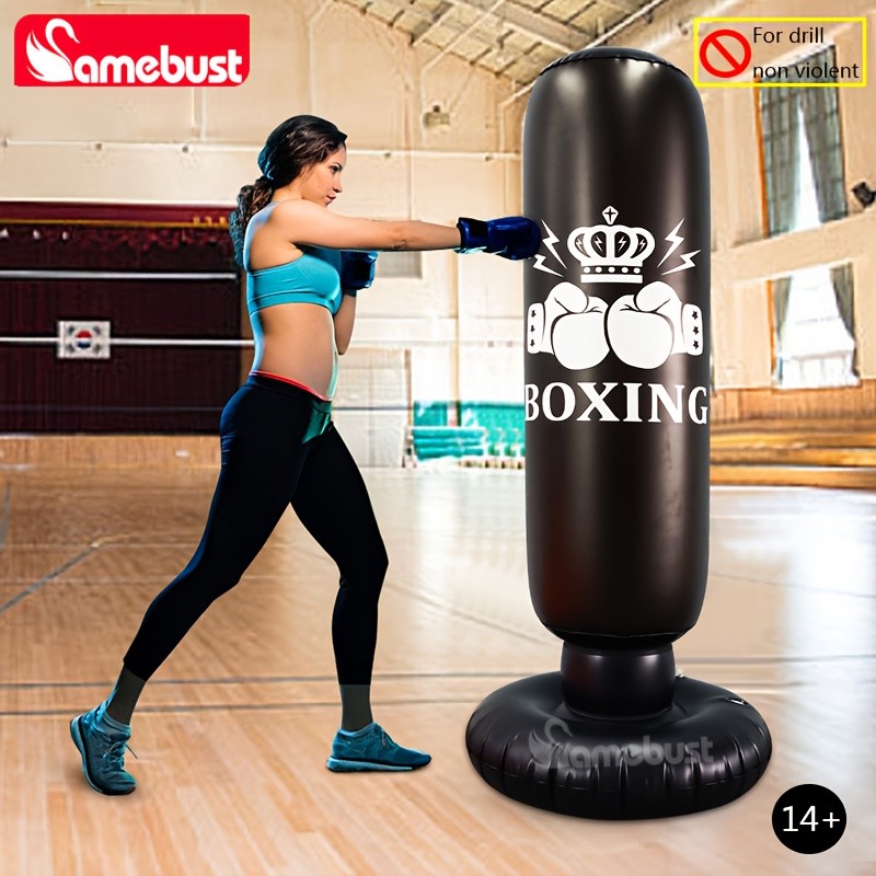 CAMEBUST Inflatable Boxing Bag – PVC Punching Bag for Sports and Practice