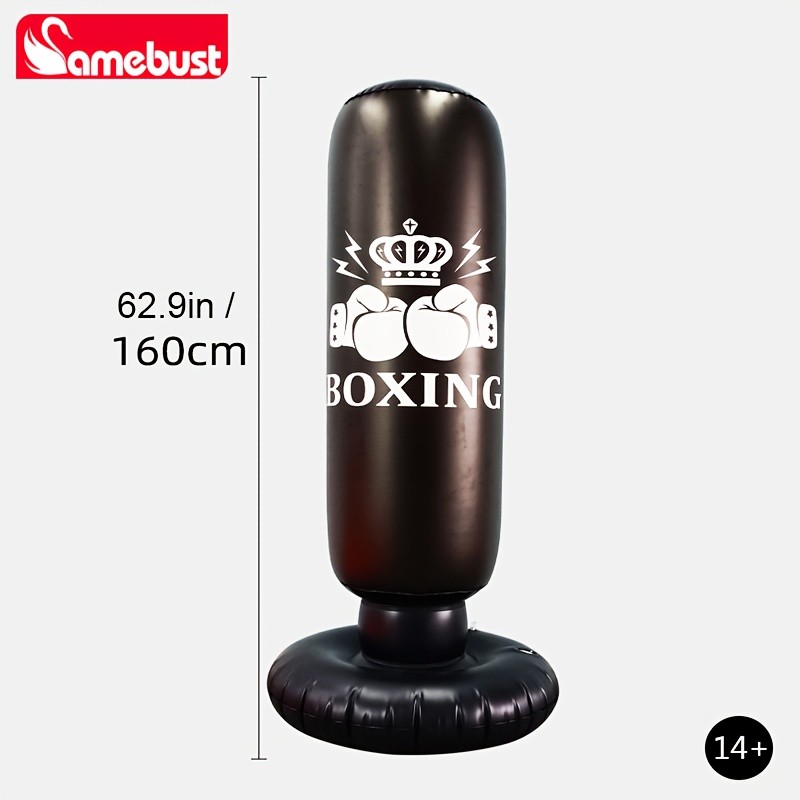 CAMEBUST Inflatable Boxing Bag – PVC Punching Bag for Sports and Practice