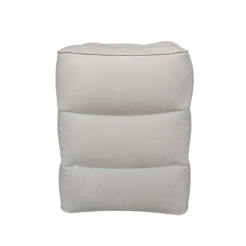 CAMEBUST Inflatable Foot Rest Cushion – Adjustable Travel Pillow for Cars, Trains, and Airplanes