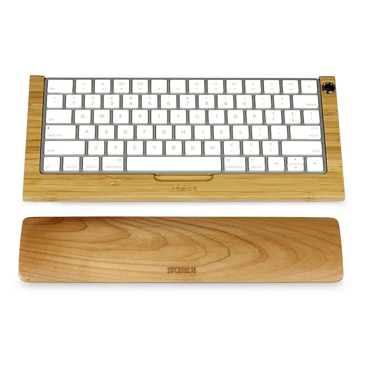 Apple Bluetooth Keyboard Carrier 2 Generation Bluetooth Keyboard Wooden Bluetooth Keyboard Support Computer Keyboard Rack
