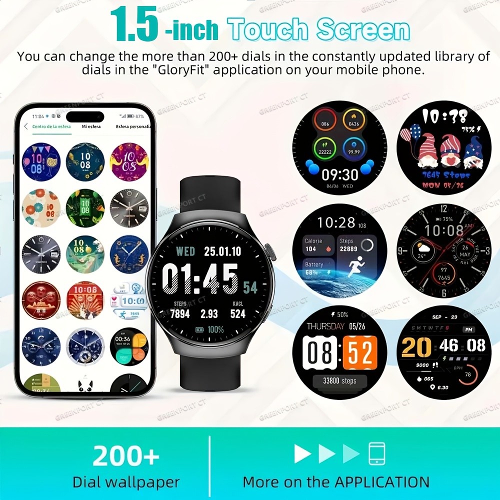 ERUN 1.5-Inch Touch Smart Watch