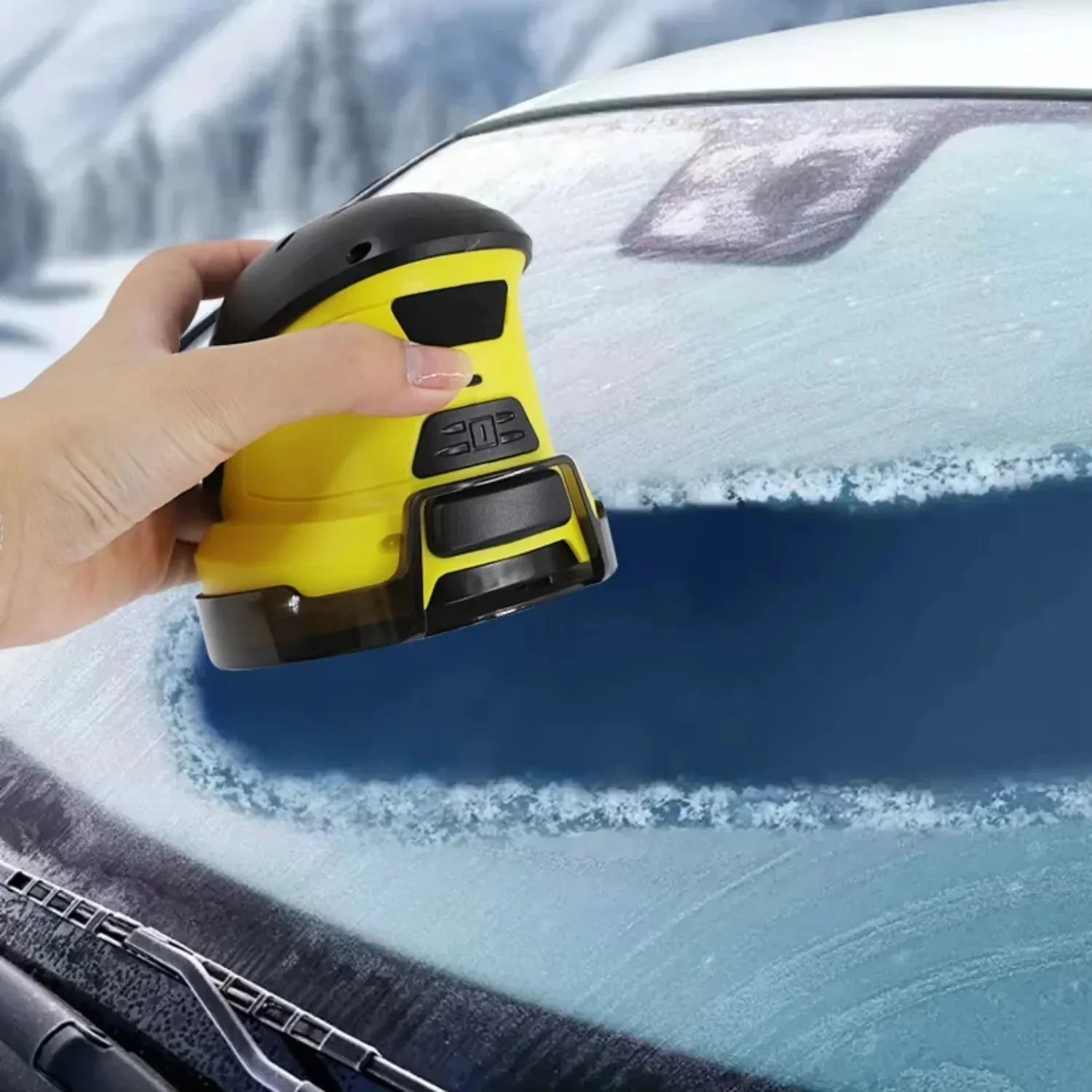 Cordless Snow Scraper With Battery Life Durable Electric Ice Scraper Portable Window For Auto Deicing
