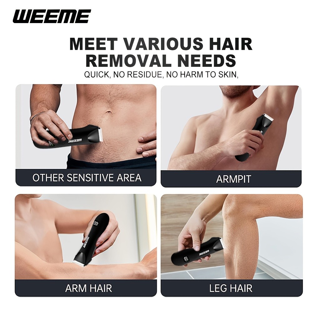 WEEME Men’s Body Hair Trimmer Razor
