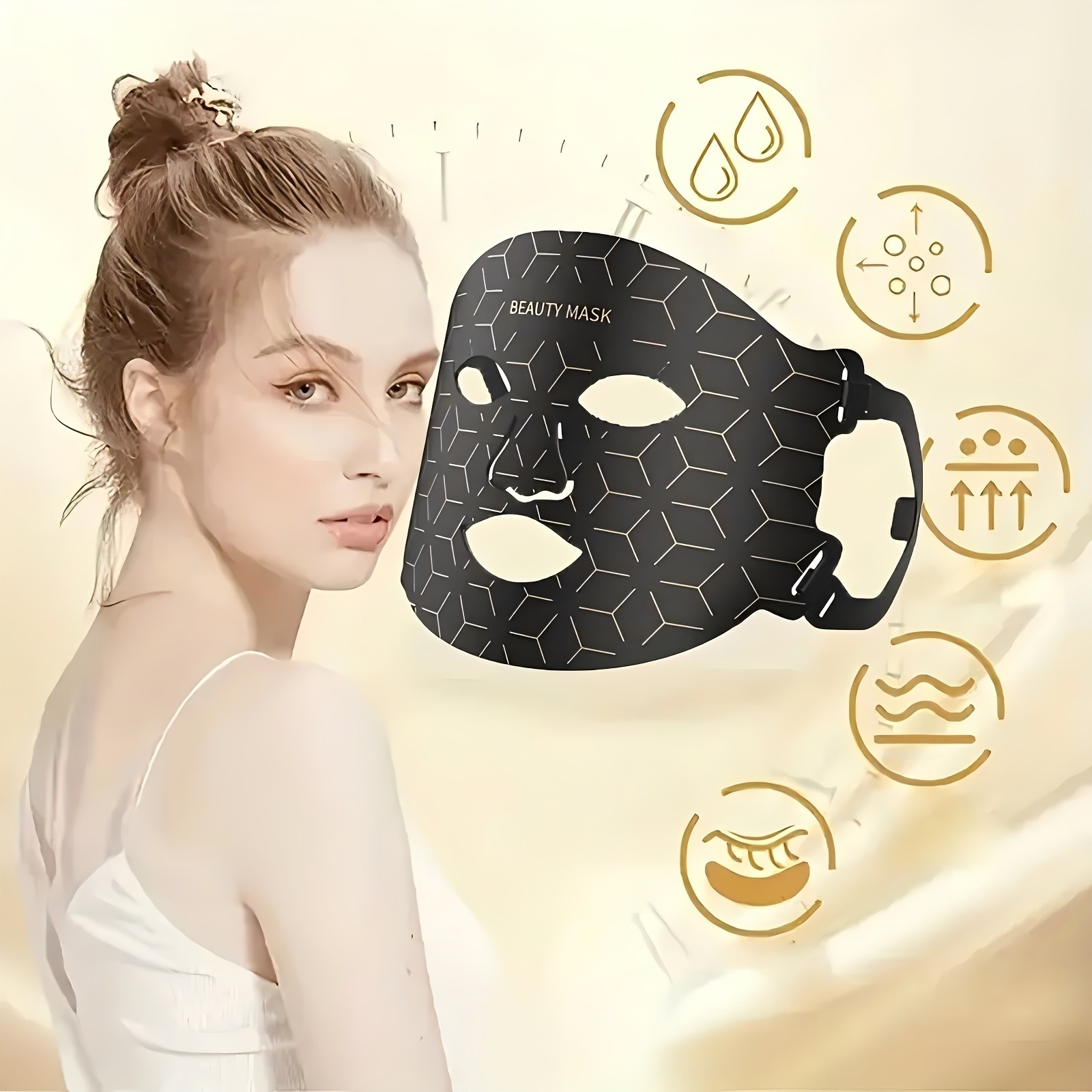 LHANLIN LED Facial Mask with Light