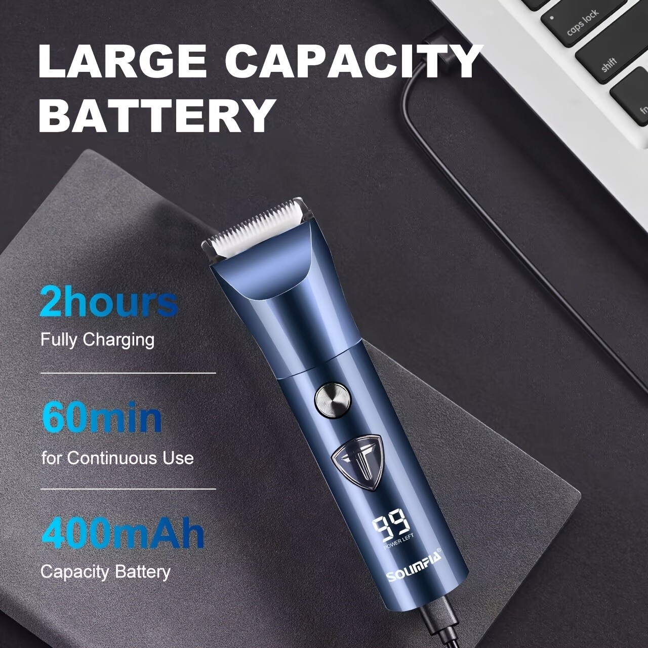 SOLIMPIA All-in-One Electric Hair Clipper & Nose Trimmer