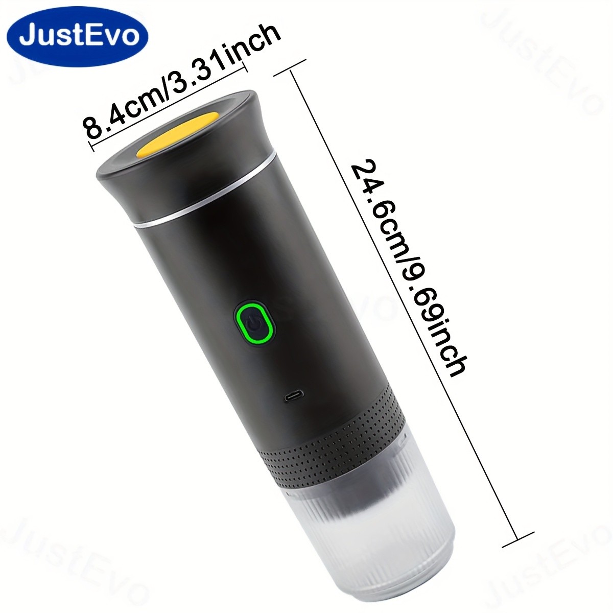 JUSTEVO Electric Coffee Maker – Smart Temperature Control and Fast Brewing for the Perfect Cup