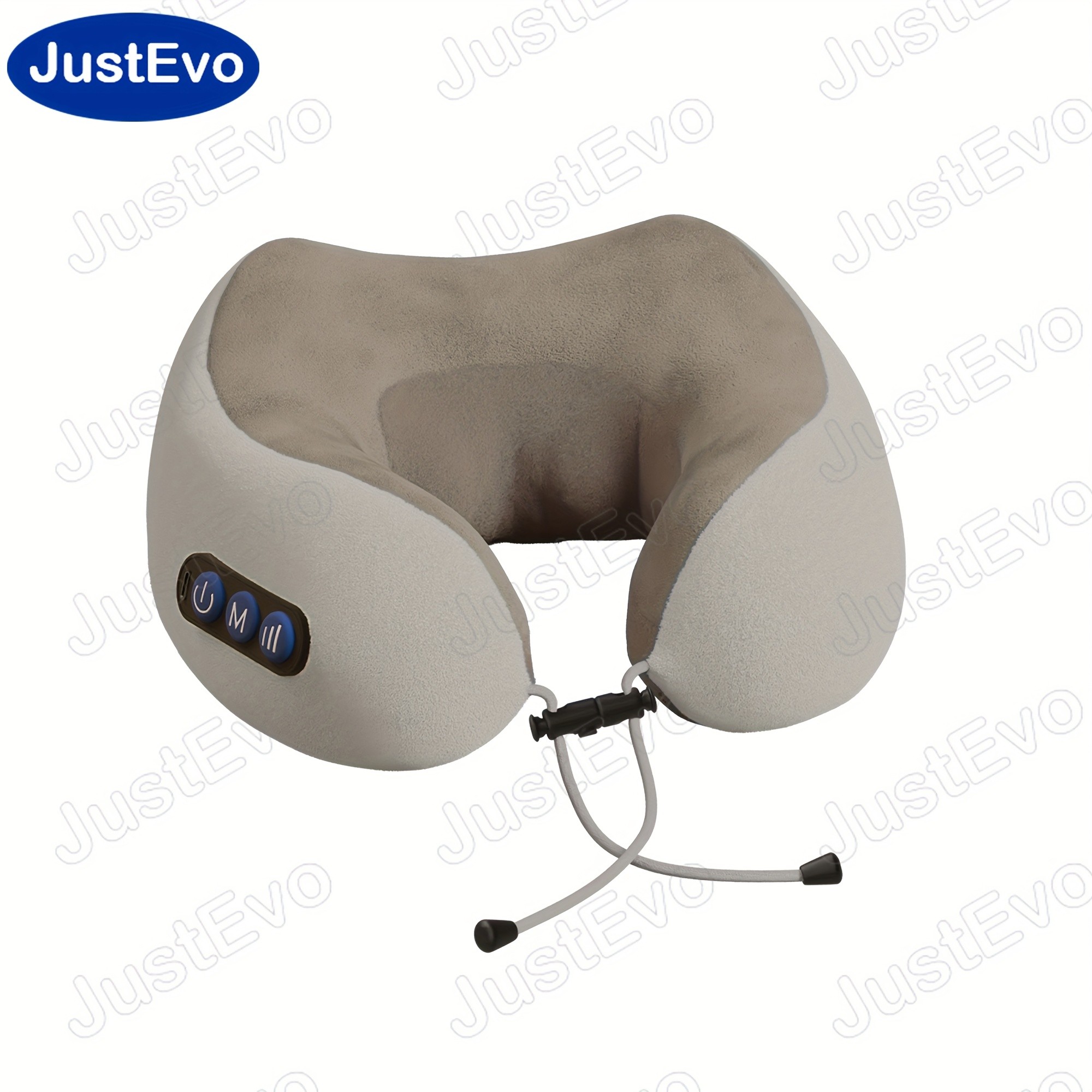JUSTEVO Electric Neck Massage Pillow – Perfect Neck Relief for Travel, Office, and On-the-Go