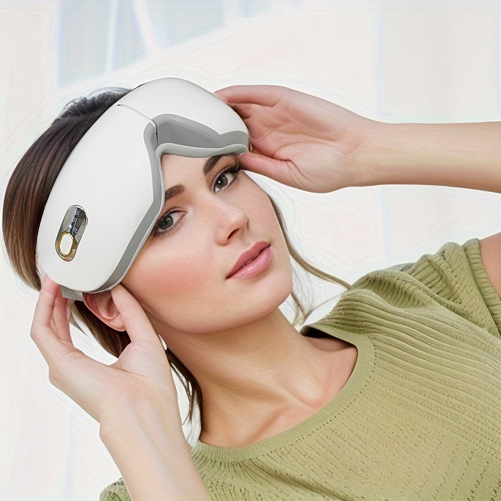 JUSTEVO New Eye Massager – Targeted Relief for Your Eyes, Perfect for Travel and Home Use