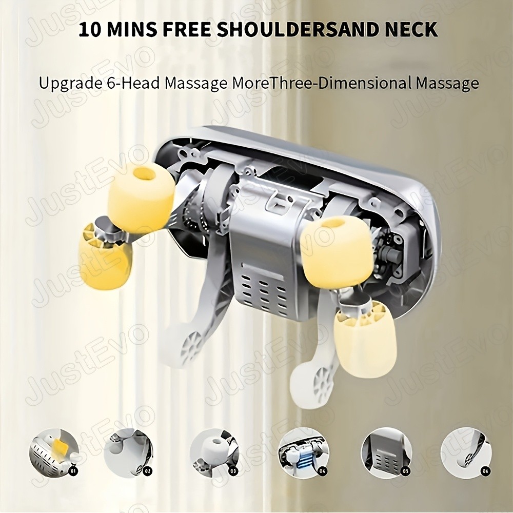 JUSTEVO Multi-Functional Massage Shawl – USB Rechargeable Massager for Neck, Shoulders, and Back Relief