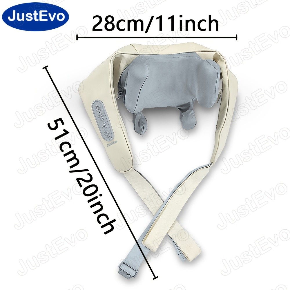 JUSTEVO Multi-Functional Massage Shawl – USB Rechargeable Massager for Neck, Shoulders, and Back Relief