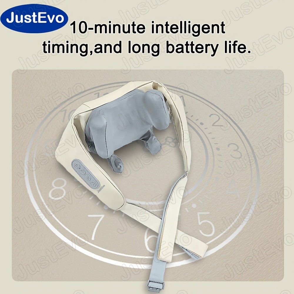 JUSTEVO Multi-Functional Massage Shawl – USB Rechargeable Massager for Neck, Shoulders, and Back Relief