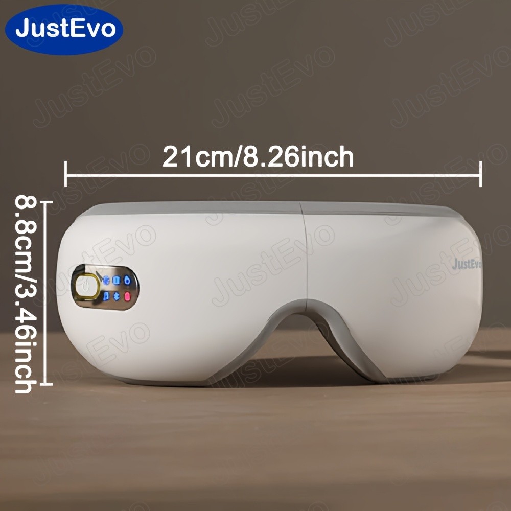 JUSTEVO Eye Massager – Music-Enhanced Eye Relaxation for a Healthier, Refreshed You