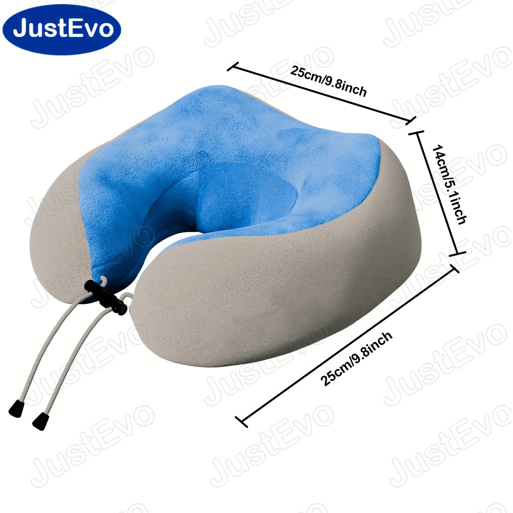JUSTEVO U-Shaped Massage Pillow – Ultimate Neck Support for a Relaxing and Comfortable Journey