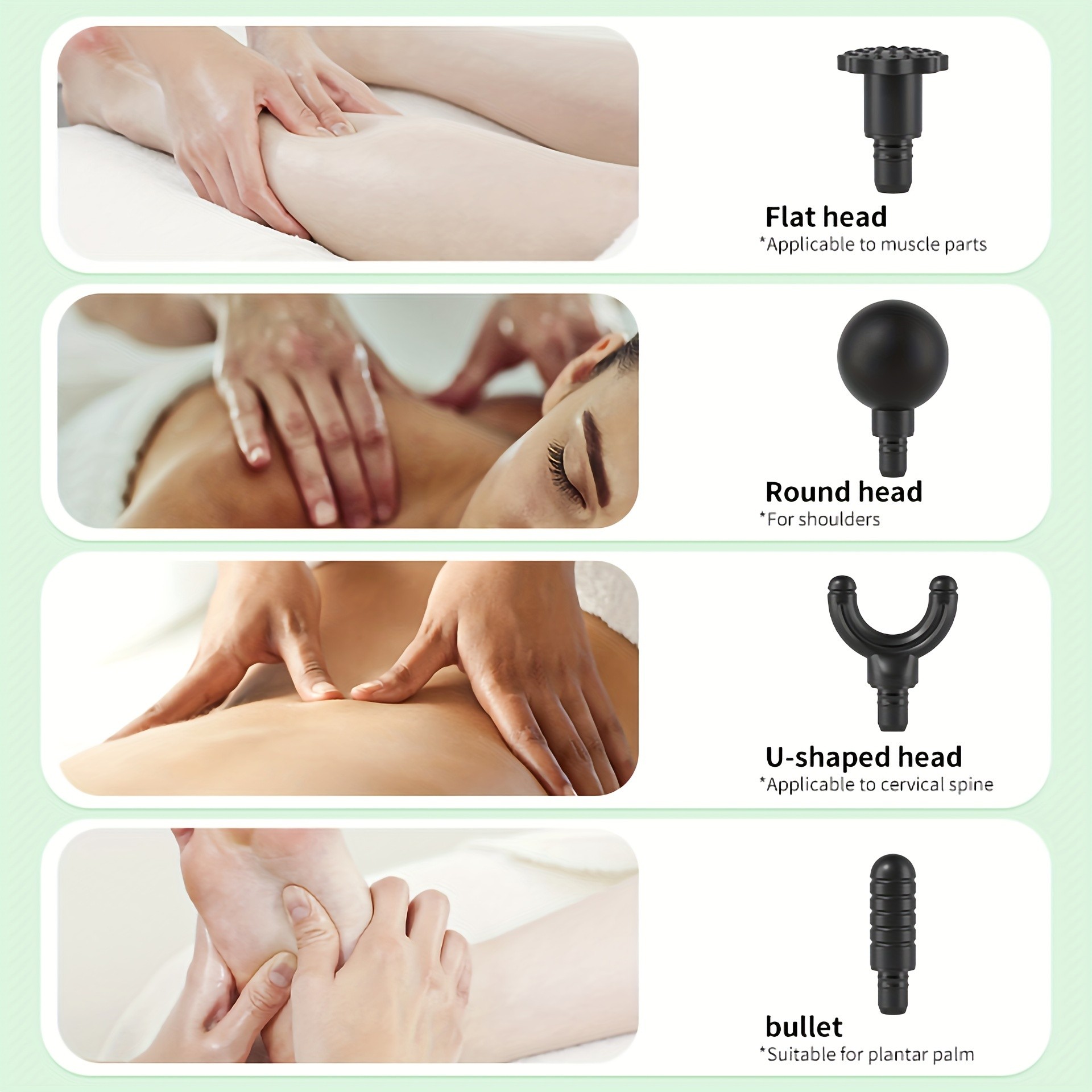 JUSTEVO Portable Muscle Massage Gun – 9 Adjustable Speeds for Full-Body Relief and Relaxation